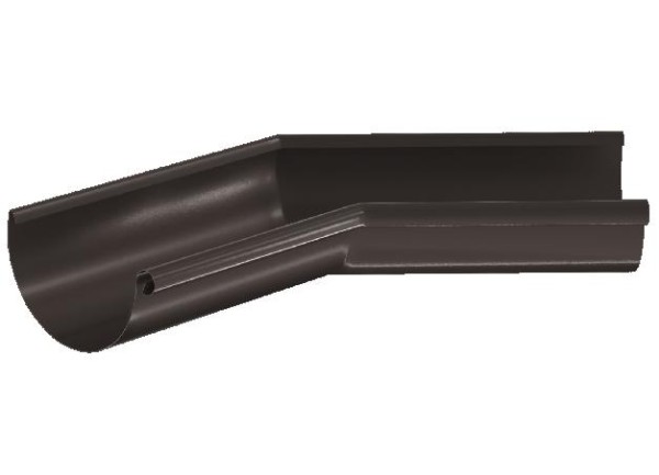 Водосток Aquasistem, система 150/100 - Угол желоба,внутренний 135° RR 32 Тёмно-Коричневый купить в Сергиевом Посаде