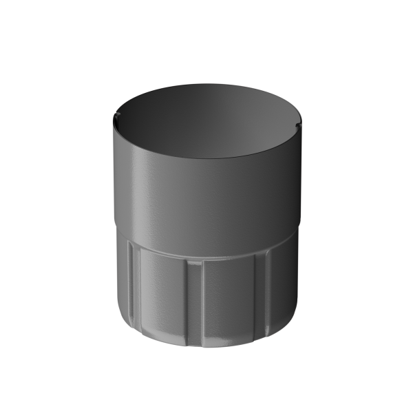 Муфта соединительная для водостока Döcke STAL PREMIUM, Графит купить в Сергиевом Посаде