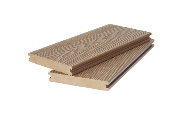 Доска террасная 3D фактура дерева POLIVAN GROUP двухсторонняя полнотелая SINGARAJA песочный купить в Сергиевом Посаде