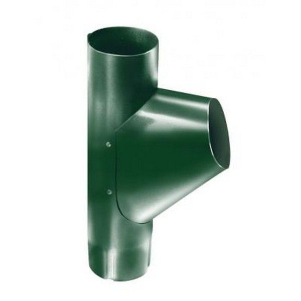 Водосток Grand Line 125x90 – Тройник RAL 6005 купить в Сергиевом Посаде