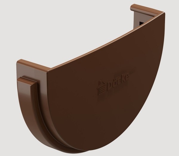 Заглушка желоба ПВХ Docke STANDART Светло-коричневый купить в Сергиевом Посаде