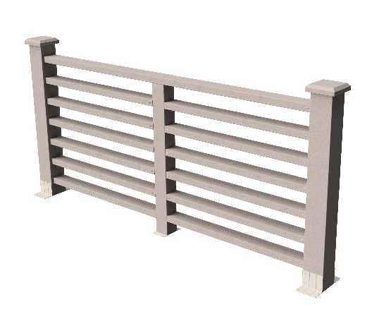 Ограждения декоративное ДПК GRINDERDECO Марсело выбеленый дуб купить в Сергиевом Посаде