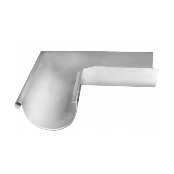 Водосток Grand Line 150x100 – Угол наружный 90° RAL 9003 купить в Сергиевом Посаде