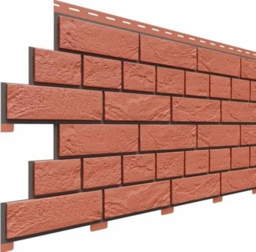 Фасадная панель Доломит Кирпич Славянка Красный купить в Сергиевом Посаде