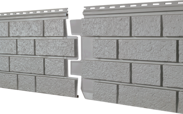 Фасадная панель Ю-пласт Стоун Хаус S-Lock Клинкер Нордик дым купить в Сергиевом Посаде