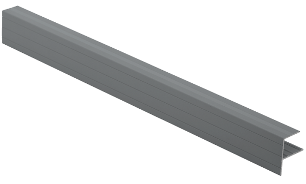 F-профиль Grinder закрывающий серый купить в Сергиевом Посаде