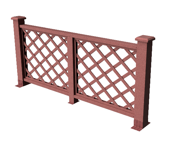 Ограждения декоративное ДПК GRINDERDECO Ламбет мербау купить в Сергиевом Посаде