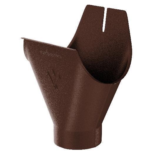 Водосток Aquasistem, Система 125x90 - Воронка желоба RAL 8017 Коричневый matt купить в Сергиевом Посаде