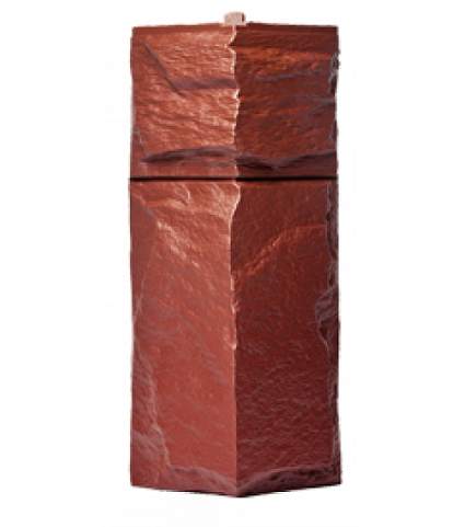 Угол T-Сайдинг-Гранит Леон Красный купить в Сергиевом Посаде