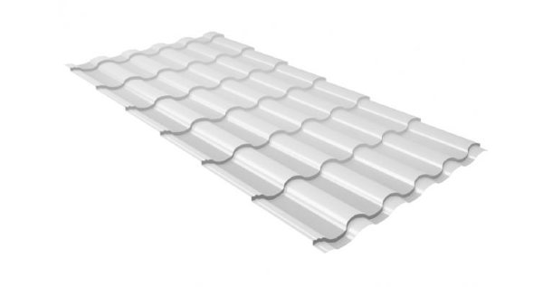 Металлочерепица кредо 0,5 Satin RAL 9003 сигнальный белый купить в Сергиевом Посаде