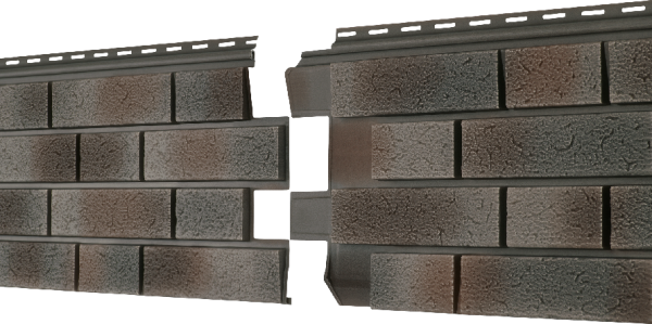 Фасадная панель Ю-пласт Стоун Хаус S-Lock Клинкер Нордик пепел купить в Сергиевом Посаде