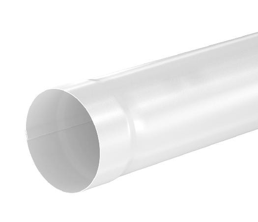 Водосток Aquasistem, система 125x90 - Труба водосточная 3.00м RAL 9003 Белый купить в Сергиевом Посаде