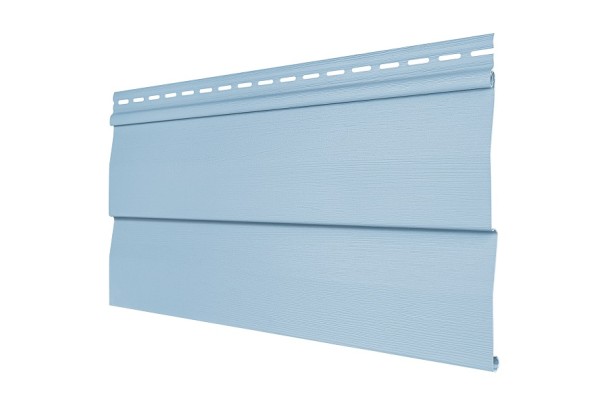 Виниловый сайдинг Tecos - корабельный брус, голубой купить в Сергиевом Посаде