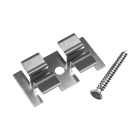 Клипса с саморезом, Grinder шовный монтаж 5 mm купить в Сергиевом Посаде