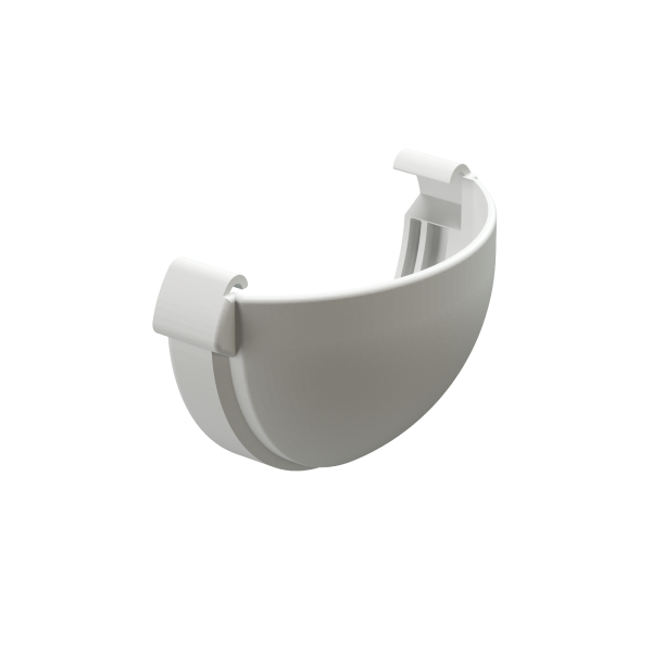 Заглушка желоба Docke Lux ПВХ Пломбир купить в Сергиевом Посаде