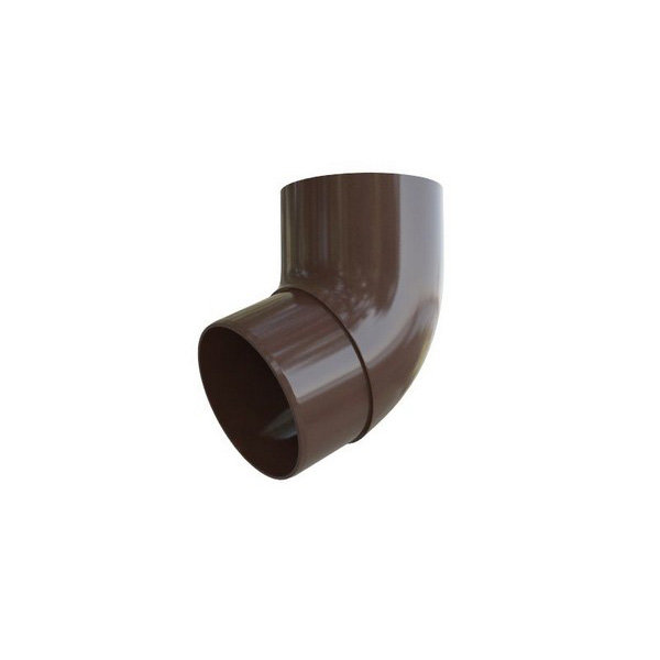 Водосток Альта-Профиль ПВХ – Колено 45 (коричневый) купить в Сергиевом Посаде