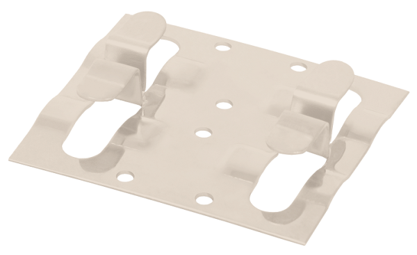 Кляймер рядный Grinder для монтажа наличника белый купить в Сергиевом Посаде