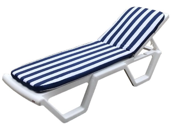 Матрас для шезлонга TWEET Синие белые полоски купить в Сергиевом Посаде
