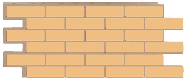 Фасадная панель T-Сайдинг - Кирпич Модерн Бежевый купить в Сергиевом Посаде