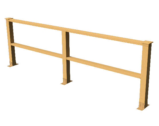 Ограждения декоративное ДПК GRINDERDECO Ковбойская изгородь песчаник купить в Сергиевом Посаде