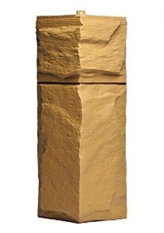 Угол T-Сайдинг-ЭКО-1 Гранит Леон - Крем купить в Сергиевом Посаде