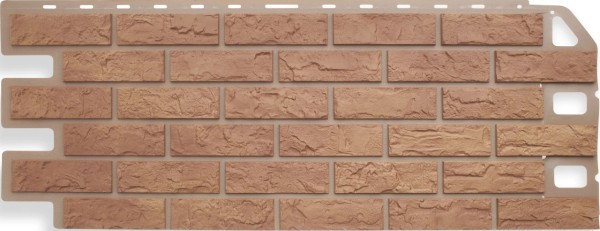 Фасадная панель Цокольный сайдинг Альта-профиль - коллекция "кирпич", кирпич бежевый купить в Сергиевом Посаде