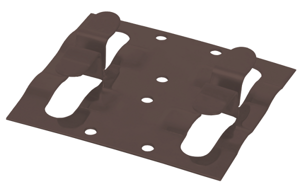 Кляймер рядный Grinder для монтажа наличника коричневый купить в Сергиевом Посаде