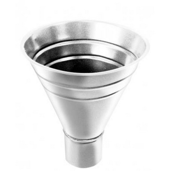 Водосток Grand Line 125x90 – Воронка водосборная RAL 9003 купить в Сергиевом Посаде