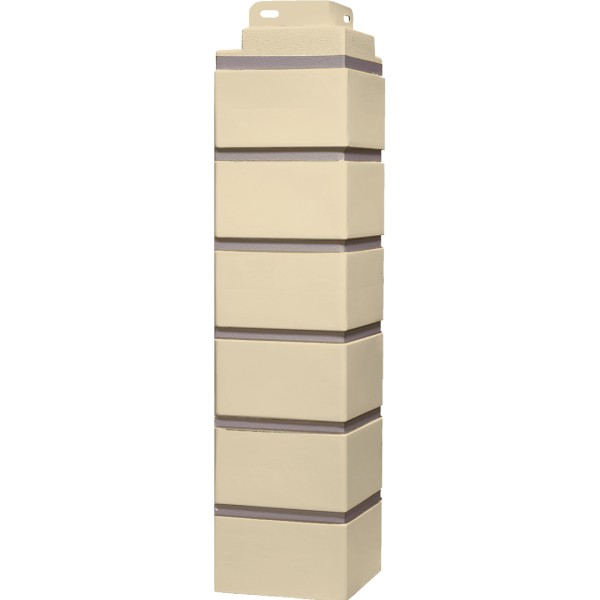 Угол Фасайдинг Серия «Кирпич клинкерный» Желтый купить в Сергиевом Посаде