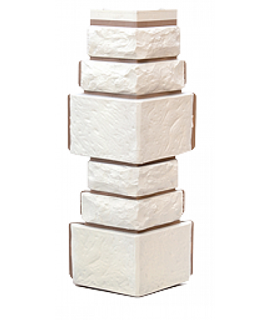 Угол T-Сайдинг-Дикий Камень Белый купить в Сергиевом Посаде