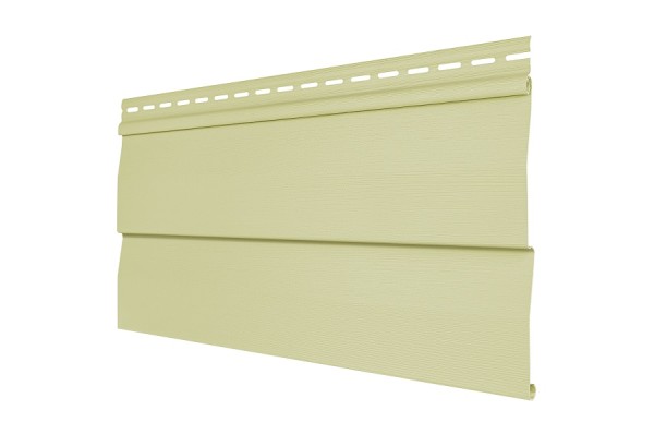 Виниловый сайдинг Tecos - корабельный брус, светло-желтый  купить в Сергиевом Посаде