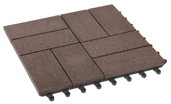 Модульный паркет ДПК GRINDERDECO Люкс 9 Шоколад купить в Сергиевом Посаде