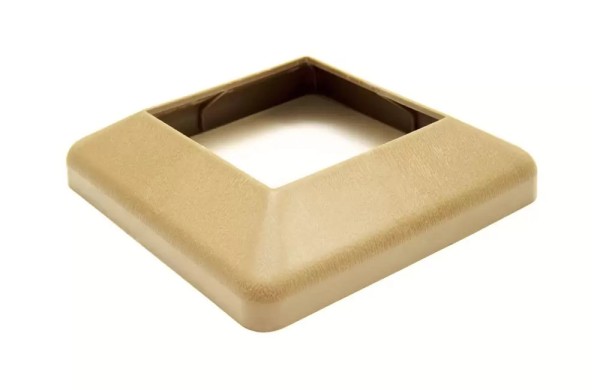 Крышка нижняя ПВХ для столба Deckart 100х100 Орех купить в Сергиевом Посаде