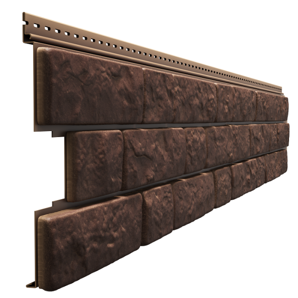 Фасадная панель Docke BERGART под камень Кедровый орех купить в Сергиевом Посаде