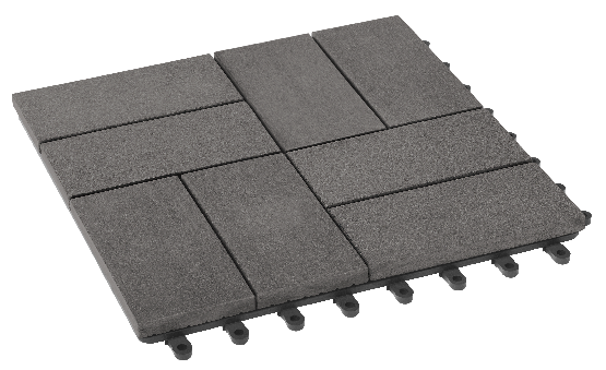 Модульный паркет ДПК GRINDERDECO Люкс 9 Серый базальт купить в Сергиевом Посаде