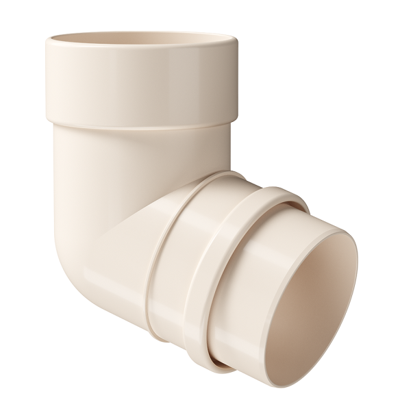 Колено 72˚ Docke Lux ПВХ Латте купить в Сергиевом Посаде