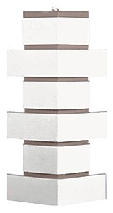 Угол T-Сайдинг - Кирпич Модерн Белый купить в Сергиевом Посаде