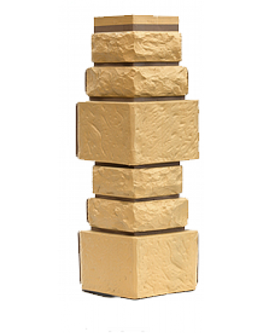 Угол T-Сайдинг-Дикий Камень Желтый купить в Сергиевом Посаде