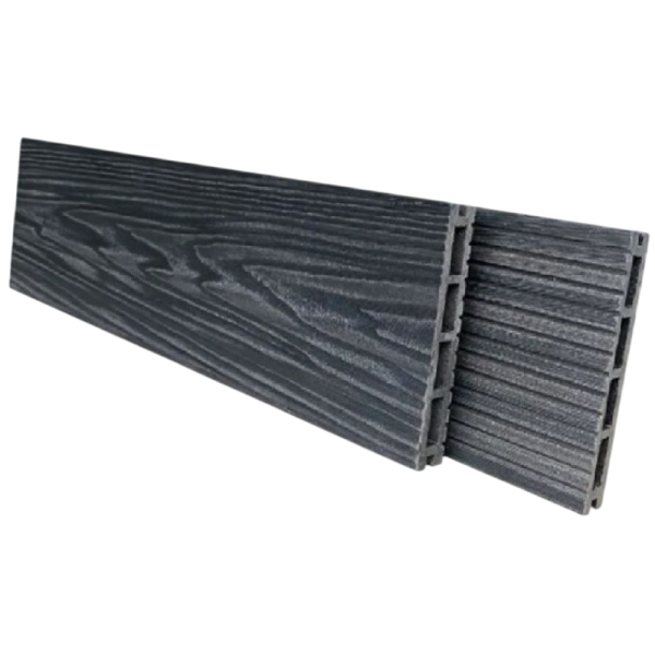 Террасная доска NanoWood Comfort 3D тиснение + вельвет Графит купить в Сергиевом Посаде