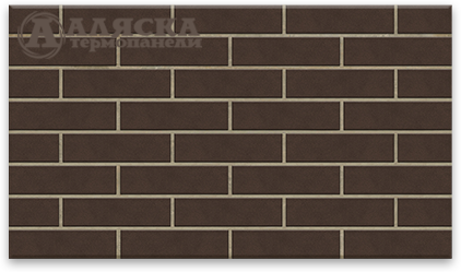 Фасадные Термопанели Аляска Amsterdam brown купить в Сергиевом Посаде
