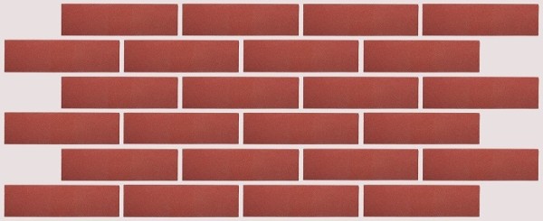 Гибкая клинкерная плитка СТ-01 Красный (сборная) купить в Сергиевом Посаде