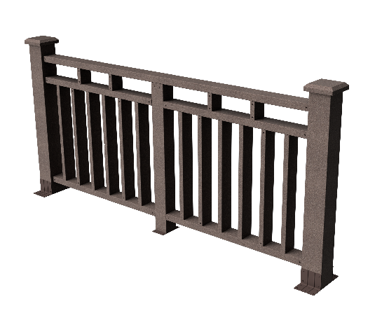 Ограждения декоративное ДПК GRINDERDECO Европа венге купить в Сергиевом Посаде