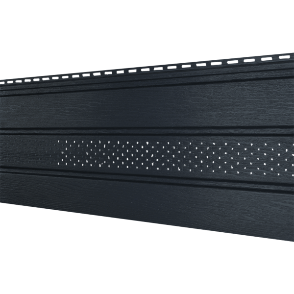 Софит Ю-Пласт Классический, перфорация по центру графит купить в Сергиевом Посаде