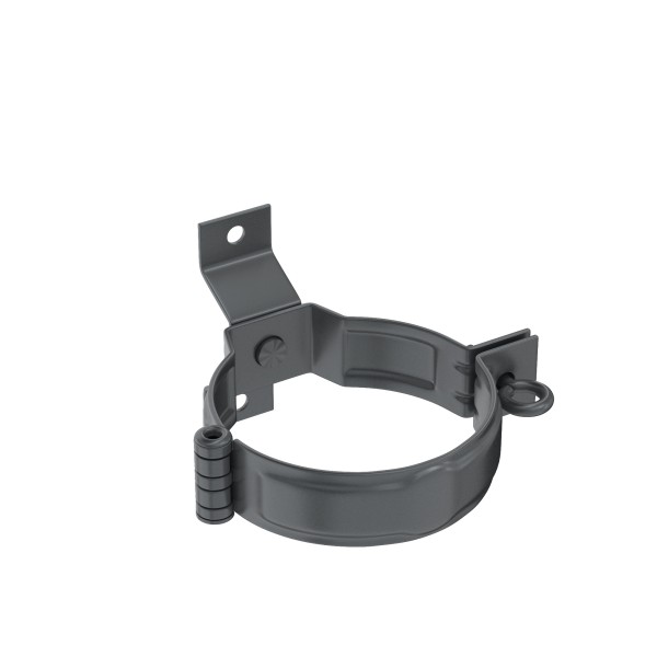 Водосток Aquasistem, система 150x100 - Декоративный хомут трубы под дерево с комплектом крепления RR 23 Маренго купить в Сергиевом Посаде