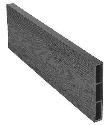 Доска для грядок и клумб из ДПК NauticPrime, 25х150х2950 серый