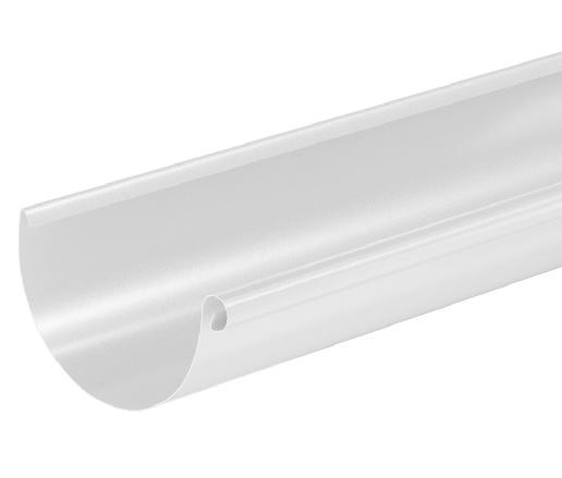 Водосток Aquasistem, система 125x90 - Водосточный желоб 3.00м RAL 9003 Белый купить в Сергиевом Посаде