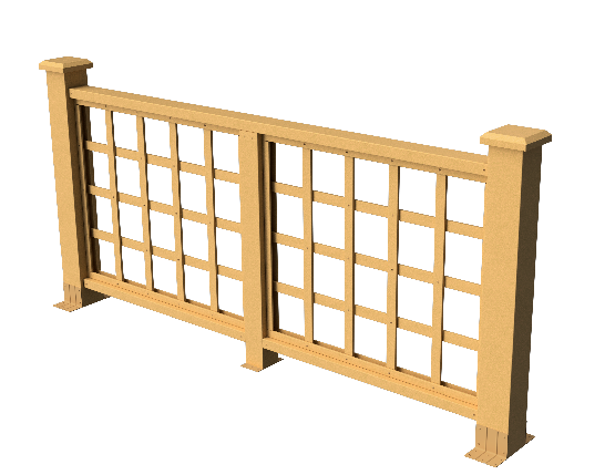 Ограждения декоративное ДПК GRINDERDECO Дувр песчаник купить в Сергиевом Посаде