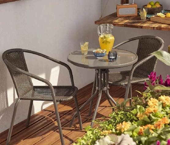 Комплект плетеной мебели AFINA из иск. ротанга Асоль-7 TLH-037B/TLH-060 brown-2pcs купить в Сергиевом Посаде