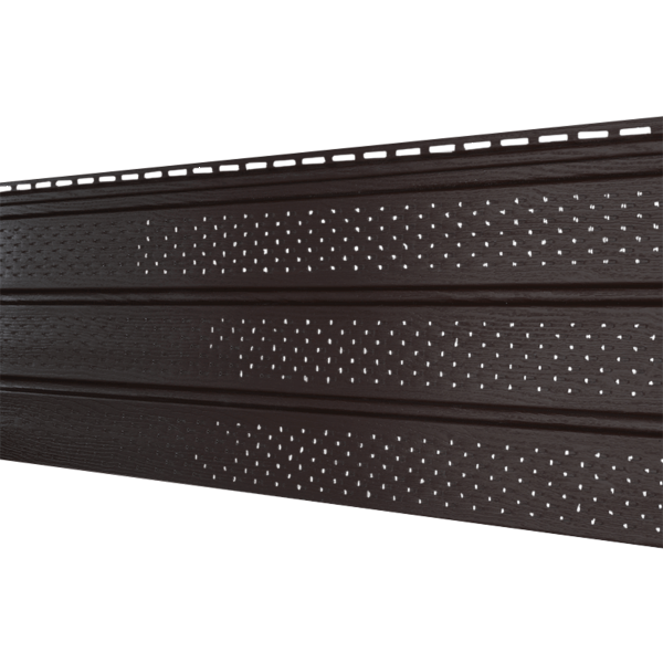 Софит Ю-Пласт Классический, с полной перфорацией коричневый купить в Сергиевом Посаде