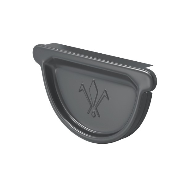 Водосток Aquasistem, система 150x100 - Заглушка универсальная с резиновым уплотнителем RR 23 Маренго купить в Сергиевом Посаде